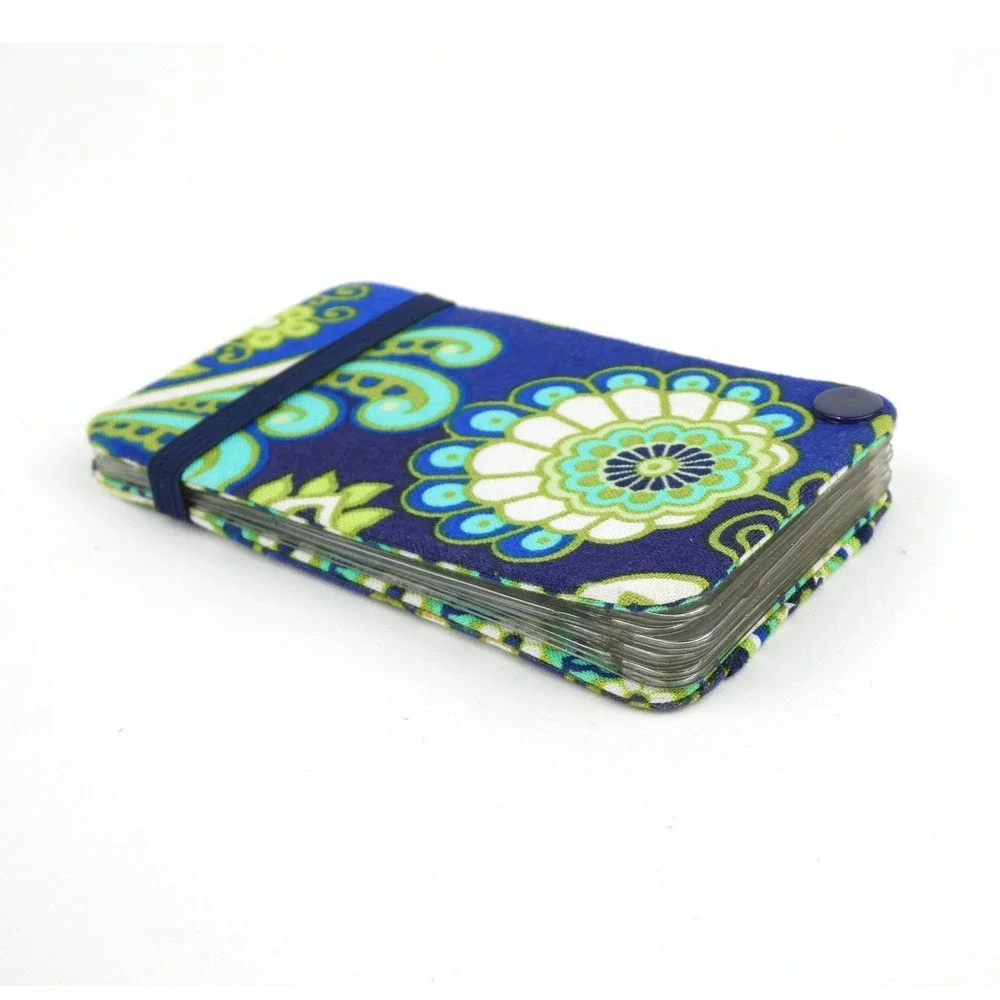 Vera Bradley Rhythm & Blue Card Picture ID Case